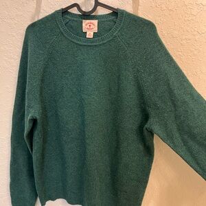 Brooks Brothers Lambs Wool Green Sweater